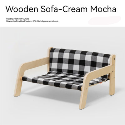 Cama de Madera Desmontable para Mascotas con Casa para Perro Lavable - Image 8