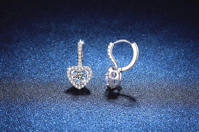 Aretes de Plata Esterlina 925 con Moissanita - Estilo Europeo y Americano - Image 6