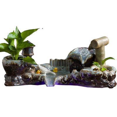 Fuente de Agua Cerámica con Circulación Continua - Atrae Prosperidad y Abundancia - Image 10