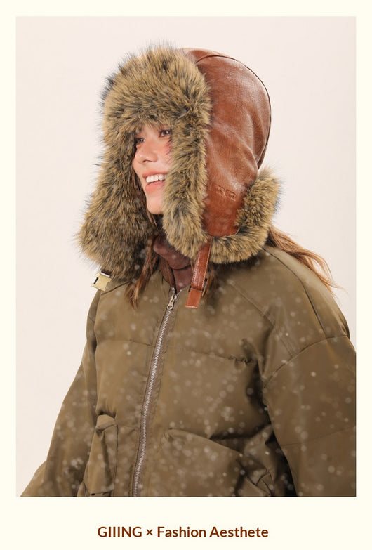 Gorro Ciclista Retro con Forro Polar y Protección Térmica para Oídos - Image 13