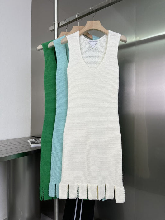 Vestido Tejido Versátil para Oficina y Diario
