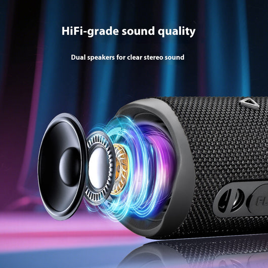Parlante Bluetooth Portátil Exterior con Doble Altavoz - Image 3