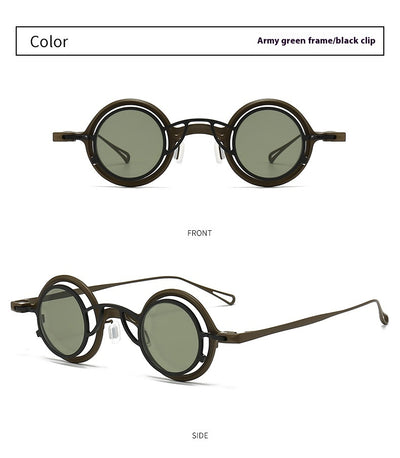 Clip Adaptador de Gafas de Marco Circular Perfecto - Image 23