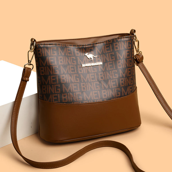Bolso Mensajero de Cuero Suave Retro - Versátil y Elegante