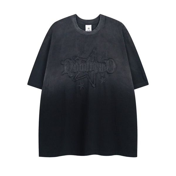 Camiseta Tie-Dye Vintage de Manga Corta para Hombre