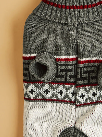 Suéter Navideño Tejido para Mascotas con Diseño de Reno - Image 22