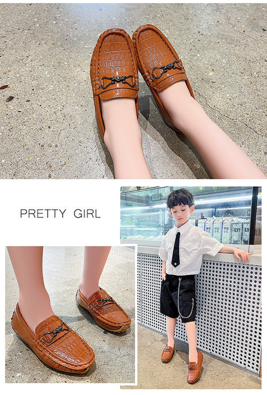 Zapatos de Cuero Estilo Británico para Niños Step On - Image 20