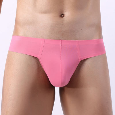 Calzoncillo Tipo Tanga para Hombre Bajo Sexy Sin Costuras con Rayas - Image 9
