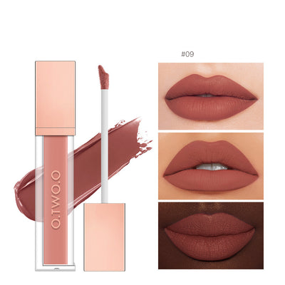 Brillo Labial Mate Terciopelo 18 Colores - Fórmula Larga Duración Anti-transferencia - Image 12