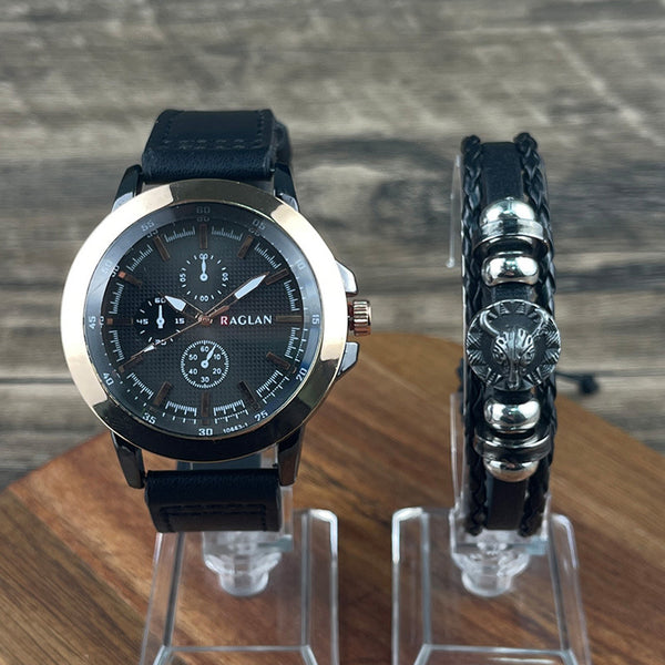 Reloj Vintage para Hombre con Tres Esferas