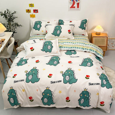 Juego de Cama 4 Piezas Algodón Aloe - Funda Nórdica y Sábanas - Image 10