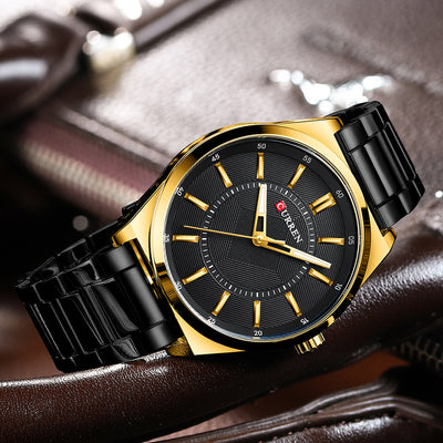 Reloj Empresarial Impermeable para Hombre con Cierre de Barra - Image 26