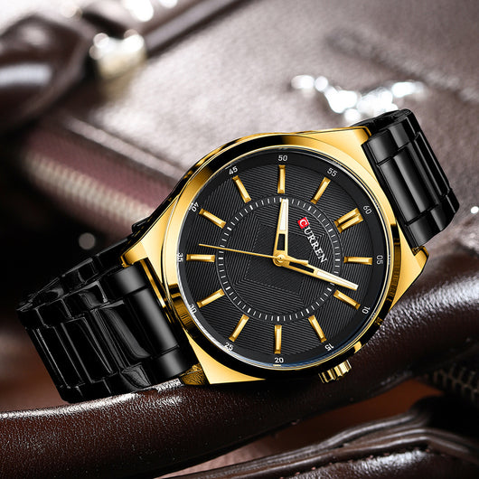 Reloj Empresarial Impermeable para Hombre con Cierre de Barra - Image 26