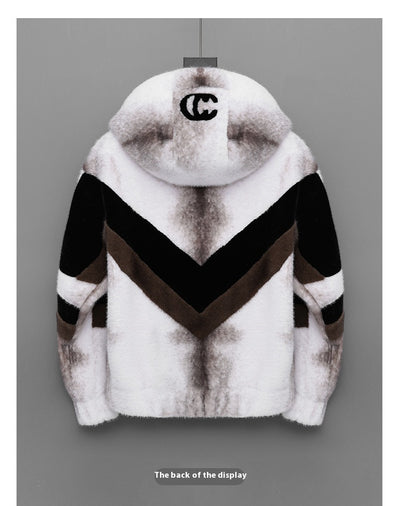 Chaqueta Impermeable con Capucha de Cuero Sintético Premium - Image 10