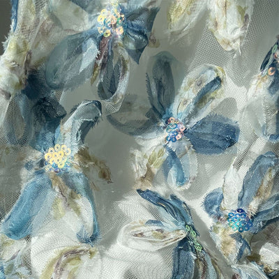 Falda de Tul con Lentejuelas Floral 3D - Diseño de Hada Brillante - Image 4