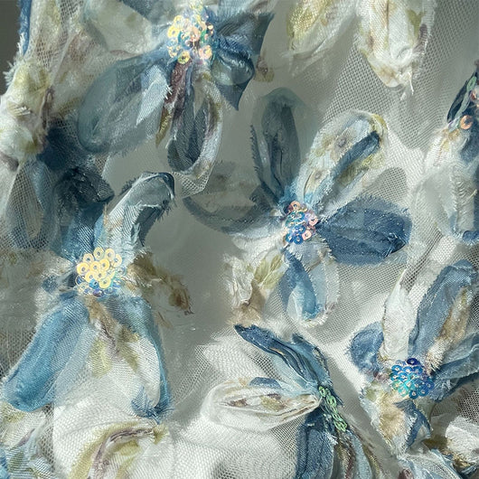 Falda de Tul con Lentejuelas Floral 3D - Diseño de Hada Brillante - Image 4