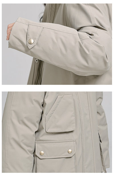Chaqueta Acolchada Suelta Estilo Coreano en Algodón - Image 8