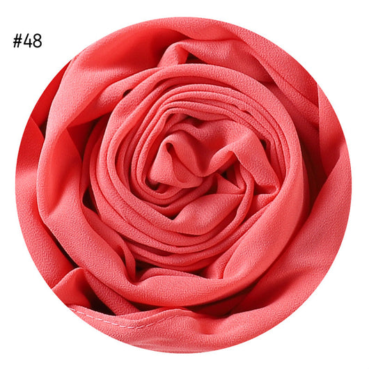 Pañuelo de Gasa de Perla Liso y Versátil para Mujer - Image 13