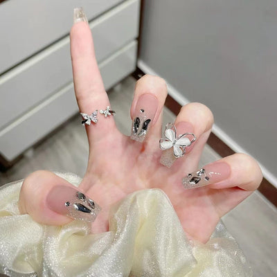Uñas Postizas Cat Eye Rubor - Parches de Manicura Lista para Usar - Image 14