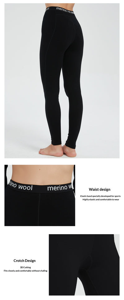 Mallas Térmicas de Lana Merino para Mujer - Secado Rápido y Comodidad Outdoor - Image 9
