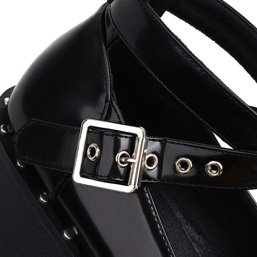 Zapatos Retro Otoñal con Suela Gruesa para Mujer Talla Grande - Image 17