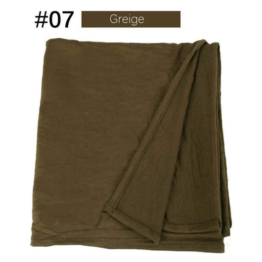 Bufanda de Jersey de Algodón Mercerizado con Puntas Cerradas - Image 12