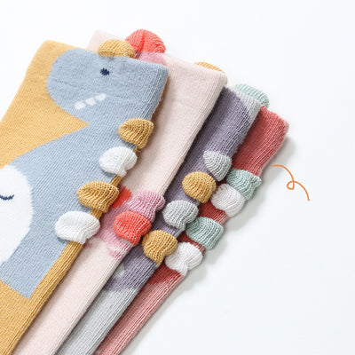 Calcetines Antideslizantes 3D para Bebés y Niños Pequeños sin Talón - Image 15