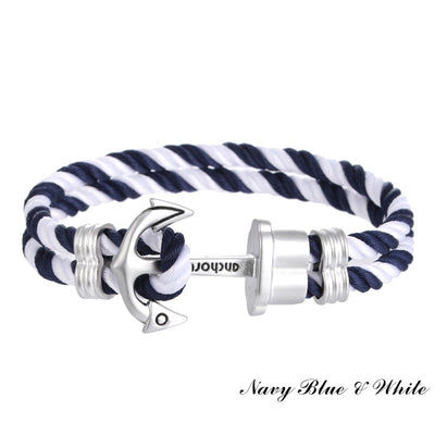Pulsera de Ancla para Parejas - Cuerda Ajustable con Estilo Moderno - Image 6