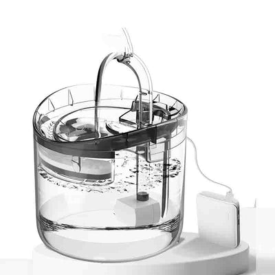 Twelve curved, multi-layered pet water fountain filters with white and dark gray layers, arranged on a white background. - Image 9