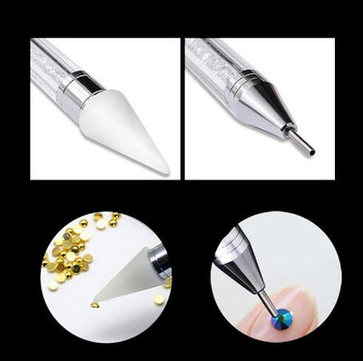 Bolígrafo Doble Punta para Diamantes y Decoración de Uñas con Cristales - Image 7