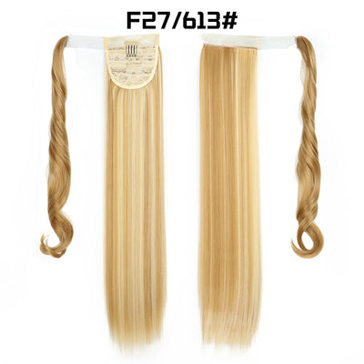 Cola de Caballo Extensible con Velcro - Cabello Liso Europeo - Image 13