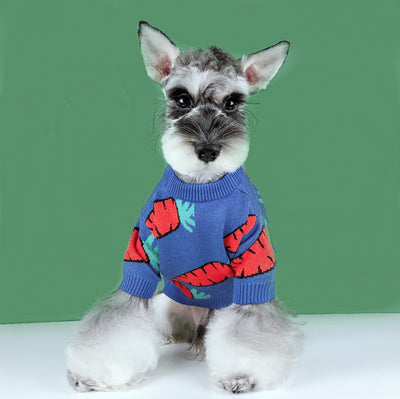Suéter Térmico para Perros y Gatos con Diseño de Zanahoria - Abrigo Invierno Schnauzer