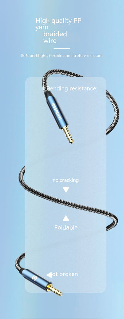 Cable de Audio Auxiliar 3.5mm de Alta Fidelidad para Auto y Celular - Image 10