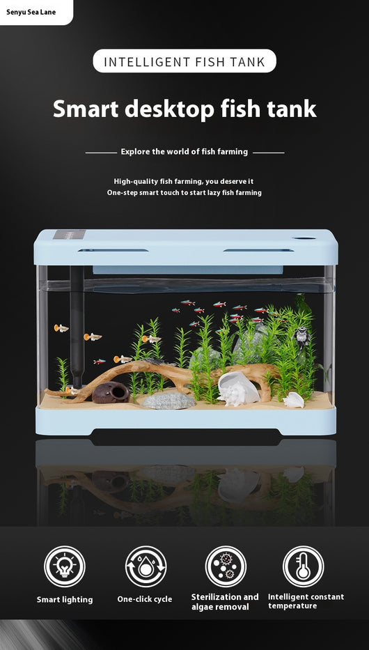 Acuario Acrílico Transparente Four Generation Lazy - Image 8