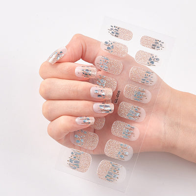 Pegatinas de Uñas Efecto Ojo de Gato Bronceado con Letras de Color - Image 33