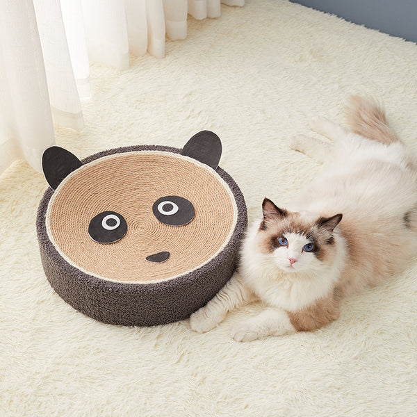 Rascador Ondulado para Gatos con Cama Integrada