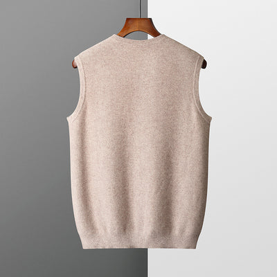 Chaleco Pullover Jacquard para Hombre - Tejido Ejecutivo Premium - Image 2