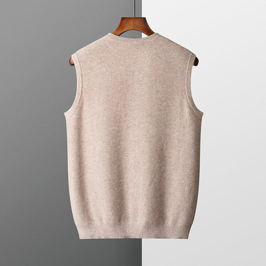Chaleco Pullover Jacquard para Hombre - Tejido Ejecutivo Premium - Image 2