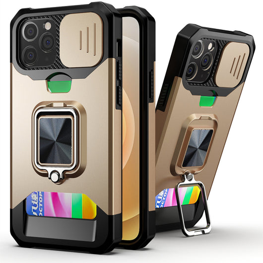 Funda Protectora con Soporte Magnético y Anillo para Tarjeta - Image 15