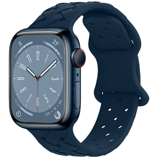 Correa Apple Watch Bambú Cuadros y Encaje Silicona Deportiva - Image 14