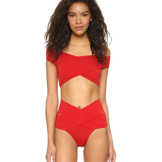Bikini Cruzado de Dos Colores Diseño Sexy - Image 8