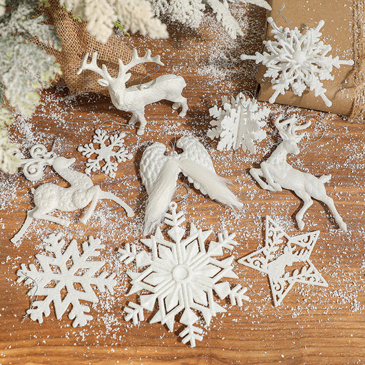 Dije Navideño Alas de Ángel, Alce y Copo de Nieve - Image 5
