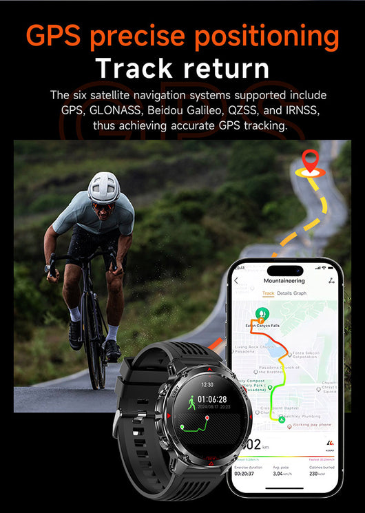 Reloj Deportivo Inteligente con GPS, Brújula y Llamadas Bluetooth - Image 14