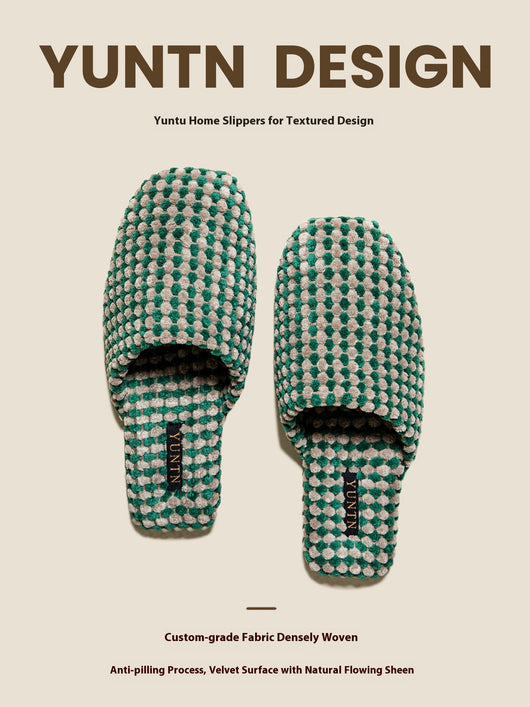 Pantuflas de Pareja en Ante Cálido - Comodidad de Algodón para Toda la Familia - Image 11