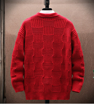 Suéter Básico Manga Larga Cuello Redondo para Hombre - Image 19