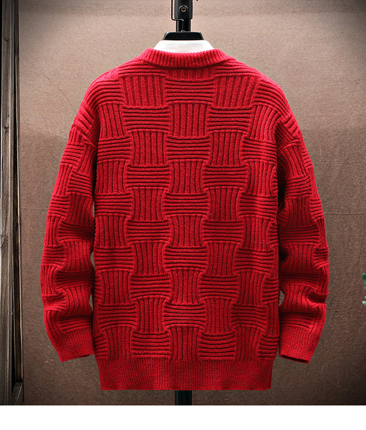 Suéter Básico Manga Larga Cuello Redondo para Hombre - Image 19