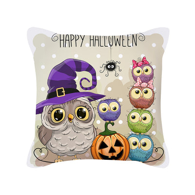 Funda de Almohada Halloween con Calabaza y Fantasma Lindo - Textura Piel de Durazno - Image 27
