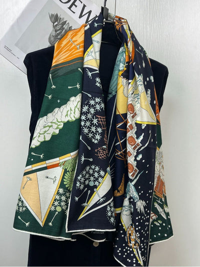 Chal de Seda y Lana para Mujer - Elegancia y Calidez - Image 13