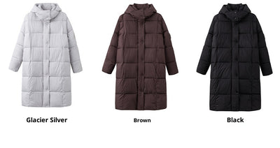 Abrigo Acolchado Suelto para Mujer - Diseño Moderno y Cálido - Image 13