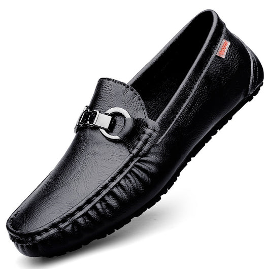 Zapatos Casuales de Cuero con Suela Flexible y Transpirables para Hombre - Image 5